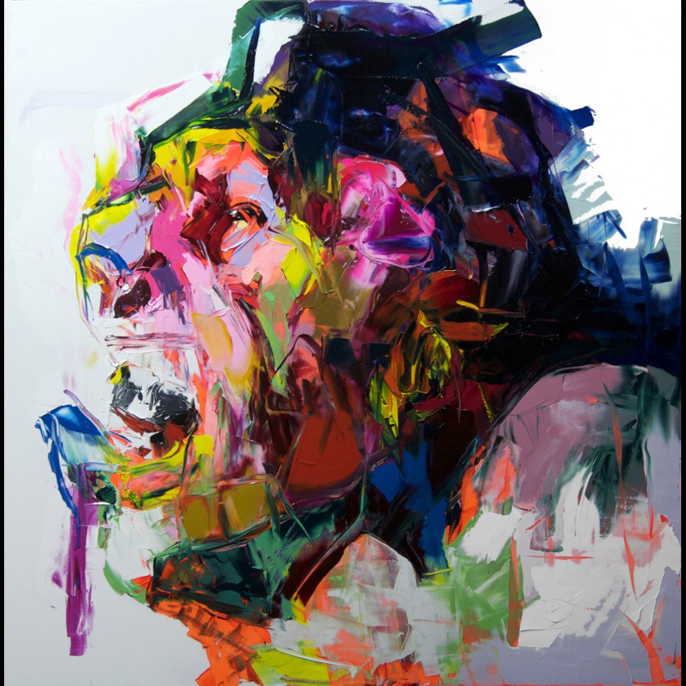 Francoise Nielly Portrait Palette Painting Expression Face222